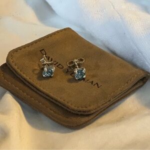 David Yurman Blue Topaz Earrings